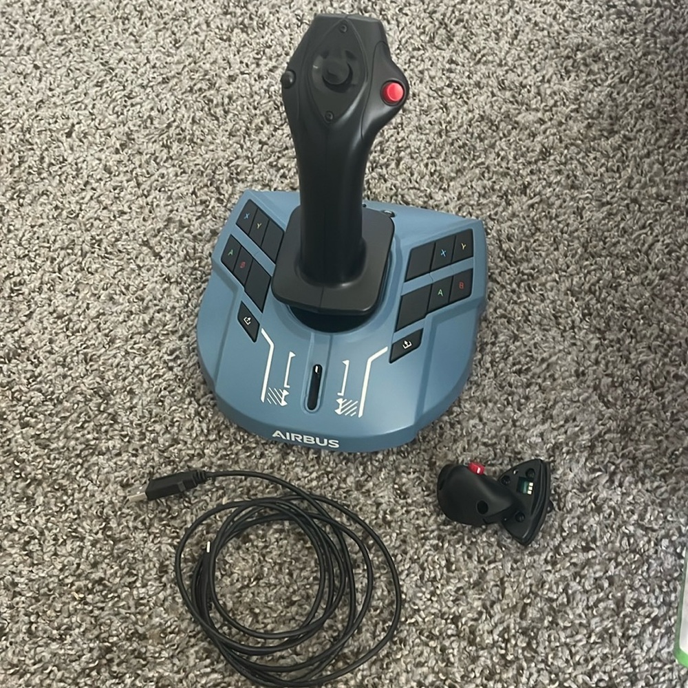 Airbus Blue and Black Joystick for Xbox